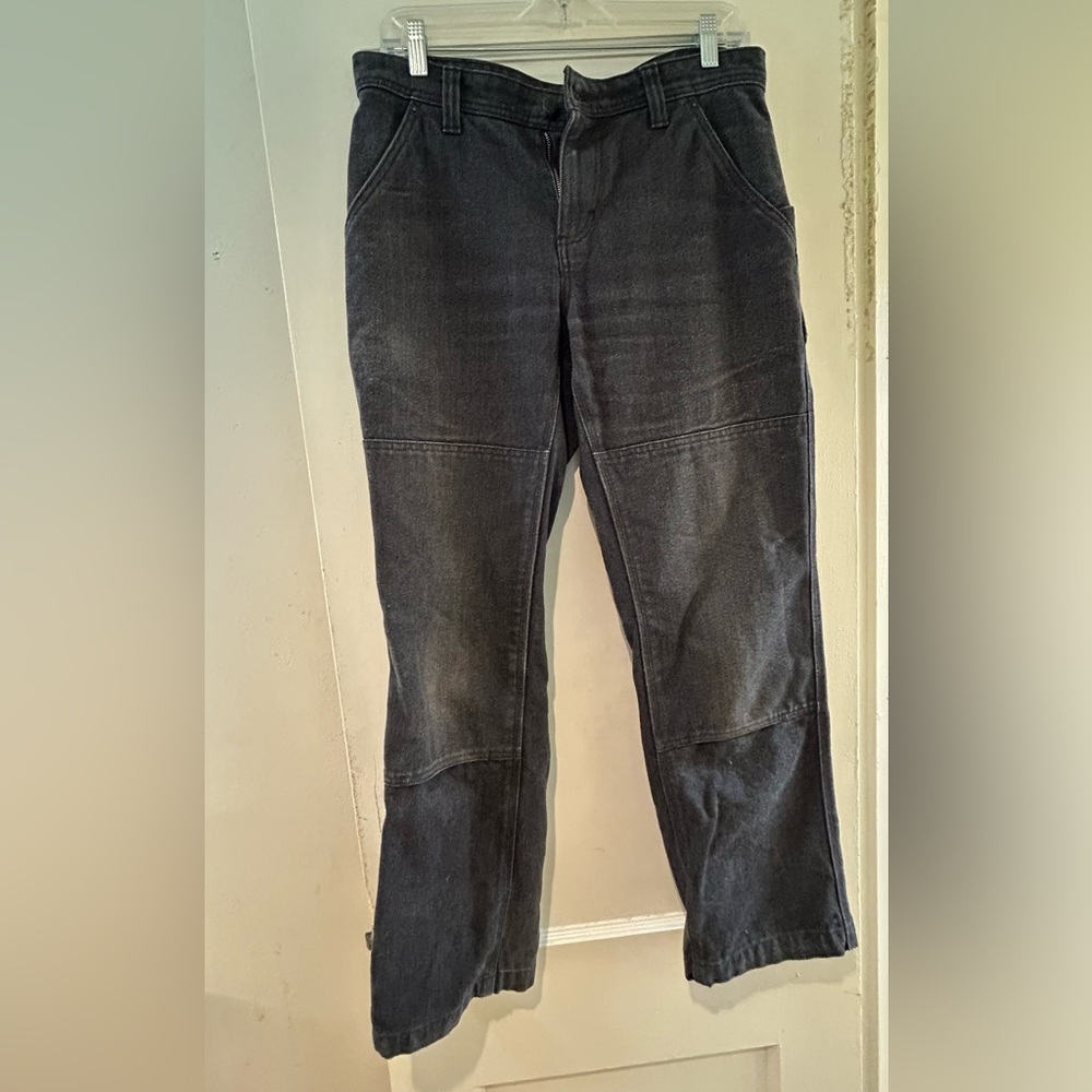 Patagonia Charcoal Pants with Orange Trim